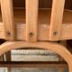 Vintage desk compass feet 1950 and its Baumann chair