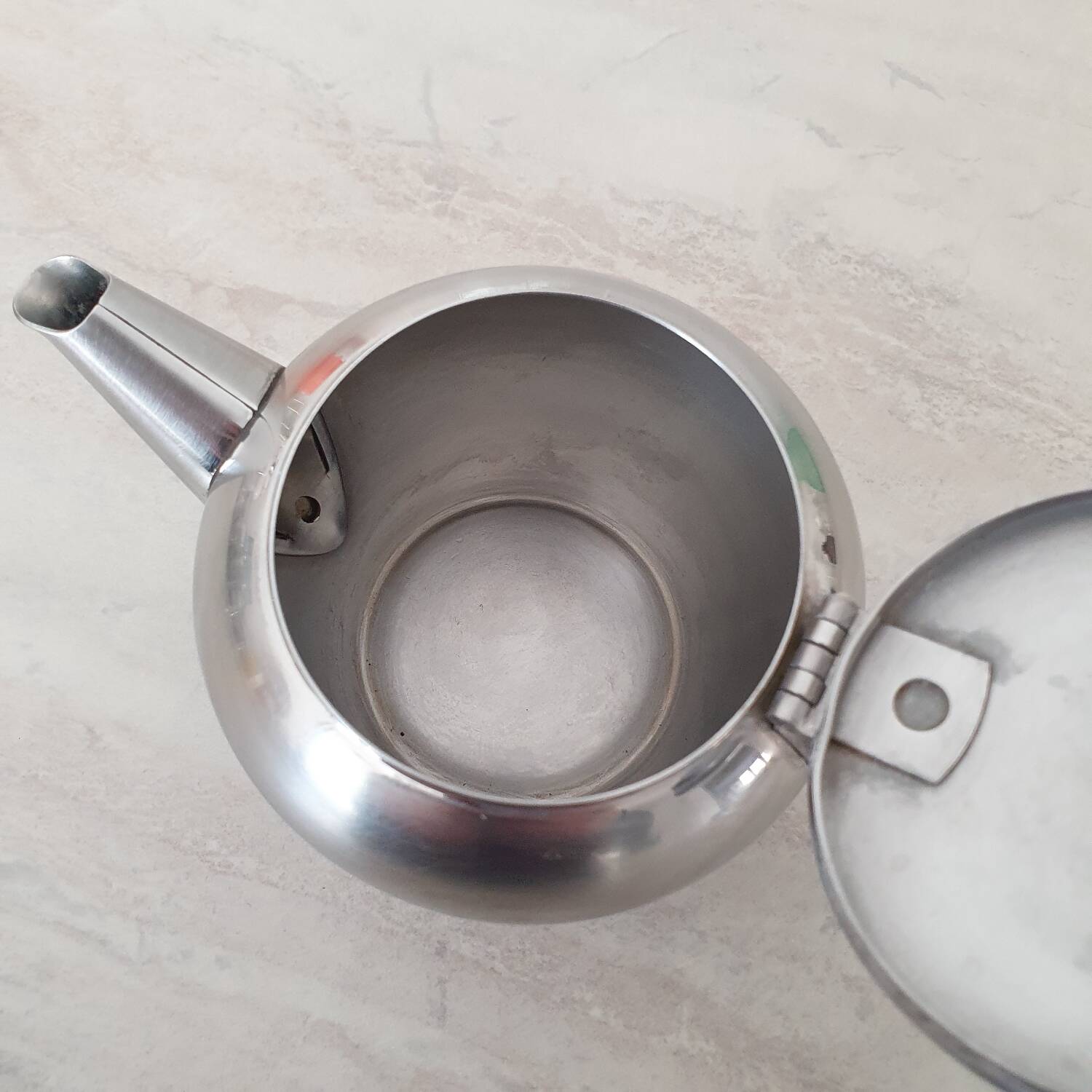 Rémy Letang / Small brushed 18/10 stainless steel teapot