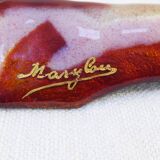 12 knife doors in limoges enamel signed marylou