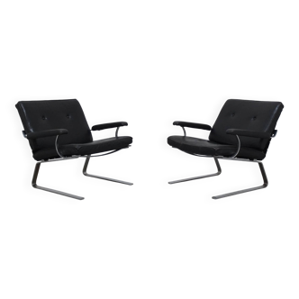 Pair of modernist lounge chairs by Reinhold Adolf for COR, 1960s