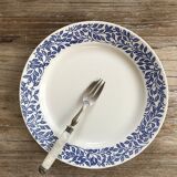 Flowery vintage plates