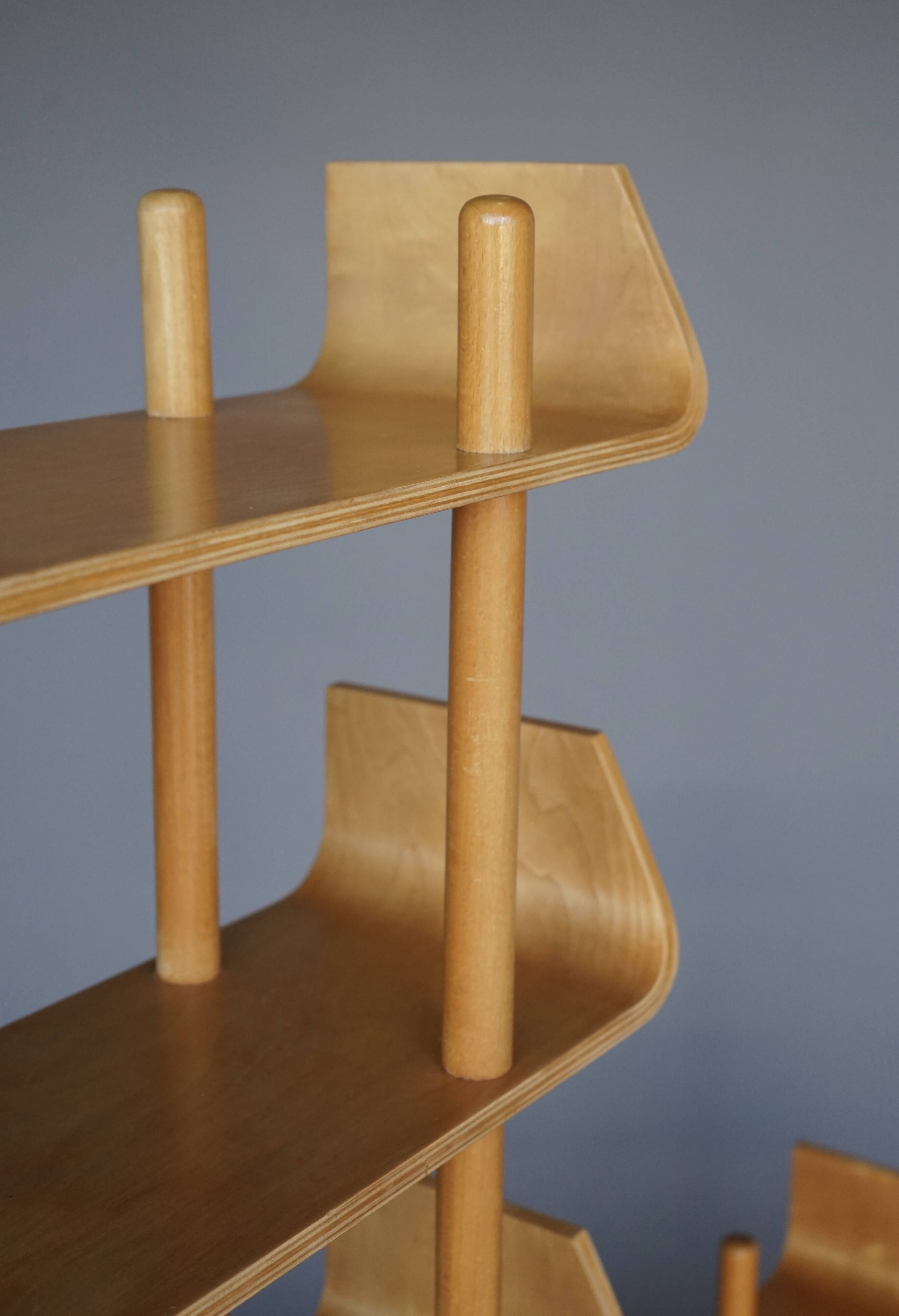 Large bookcase or shelving unit by Willem Lutjens for Gouda de Boer, 1950s