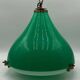 Suspension en acrylique vert vintage Italie, années 60