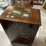 Chinese lacquered chest of drawers