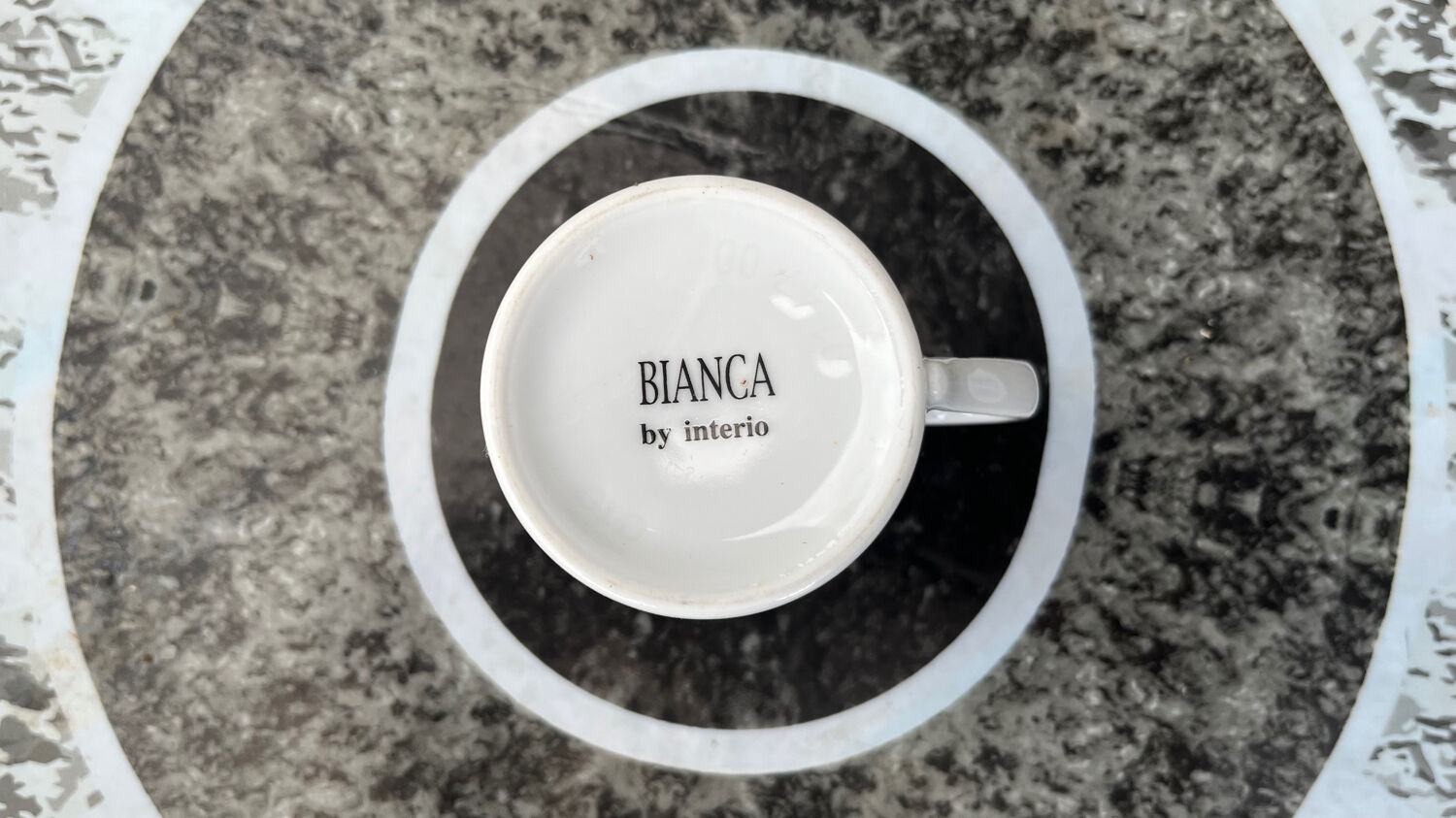 Set of 6 Bianca porcelain coffee cups