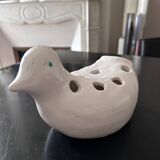 bird spades ceramic flower