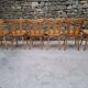 Set of 12 bistro chairs