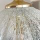 Vintage German DORIA Suspension in Cracked Glass 1960s