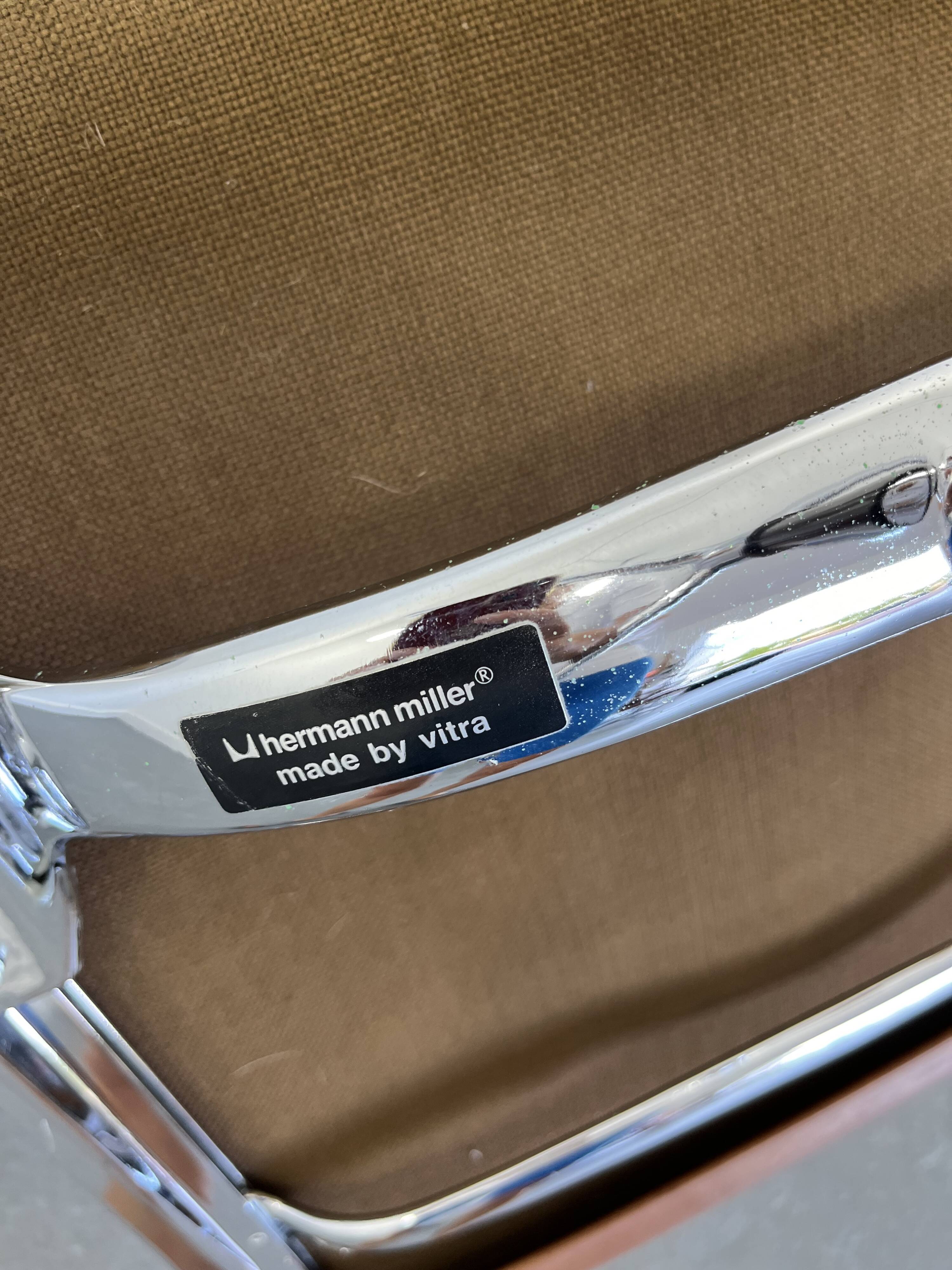 Soft Pad chairs by Charles and Ray Eames for Herman Miller, 1970s