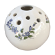 Ancient ball vase with 13 holes in ceramic with painted decoration