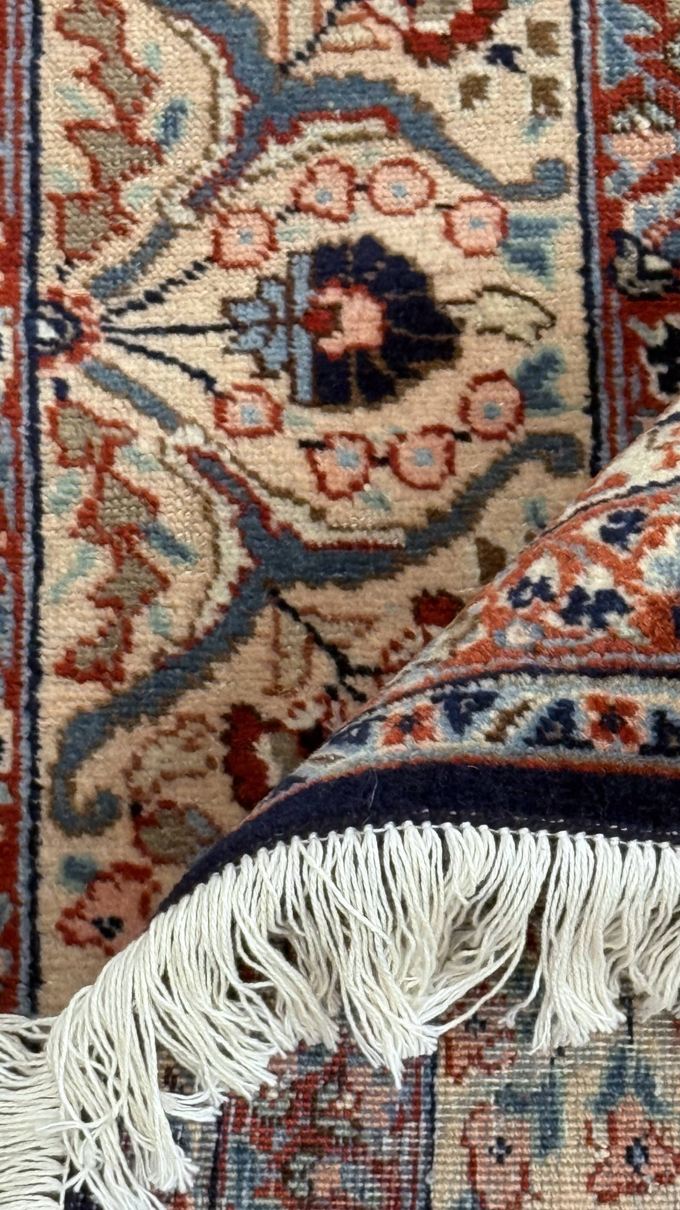 Large Handmade Turkish Wool Rug, 230 x 340 cm – Luxury Floral Rug Hand-Knotted