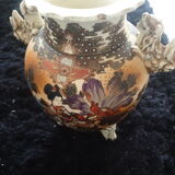 Satsuma tripod vase