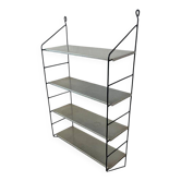 Vintage metal wall shelf/shelf/coatrack
