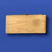 Old small hanging shelf in solid wood