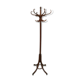 Old parrot coat rack bistro curved wood Thonet bistro