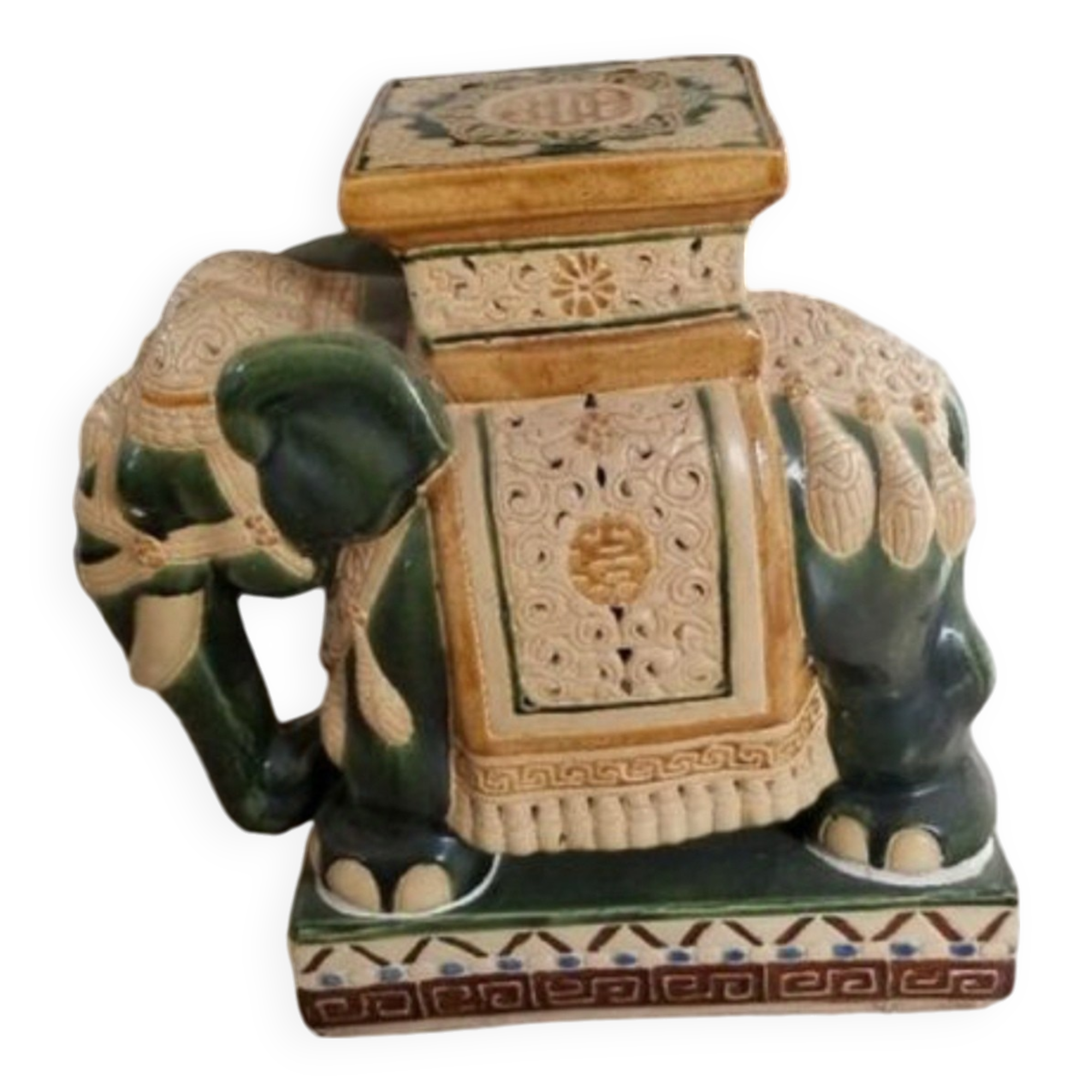 Vintage Thailand ceramic elephant