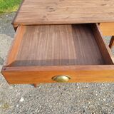 Art deco mahogany and pine table