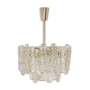 Lustre en verre de glace