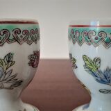 2 old enamelled shells