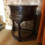 Table d'appoint arrondie en bois