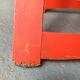 Red folding chair, Italy 1960s
