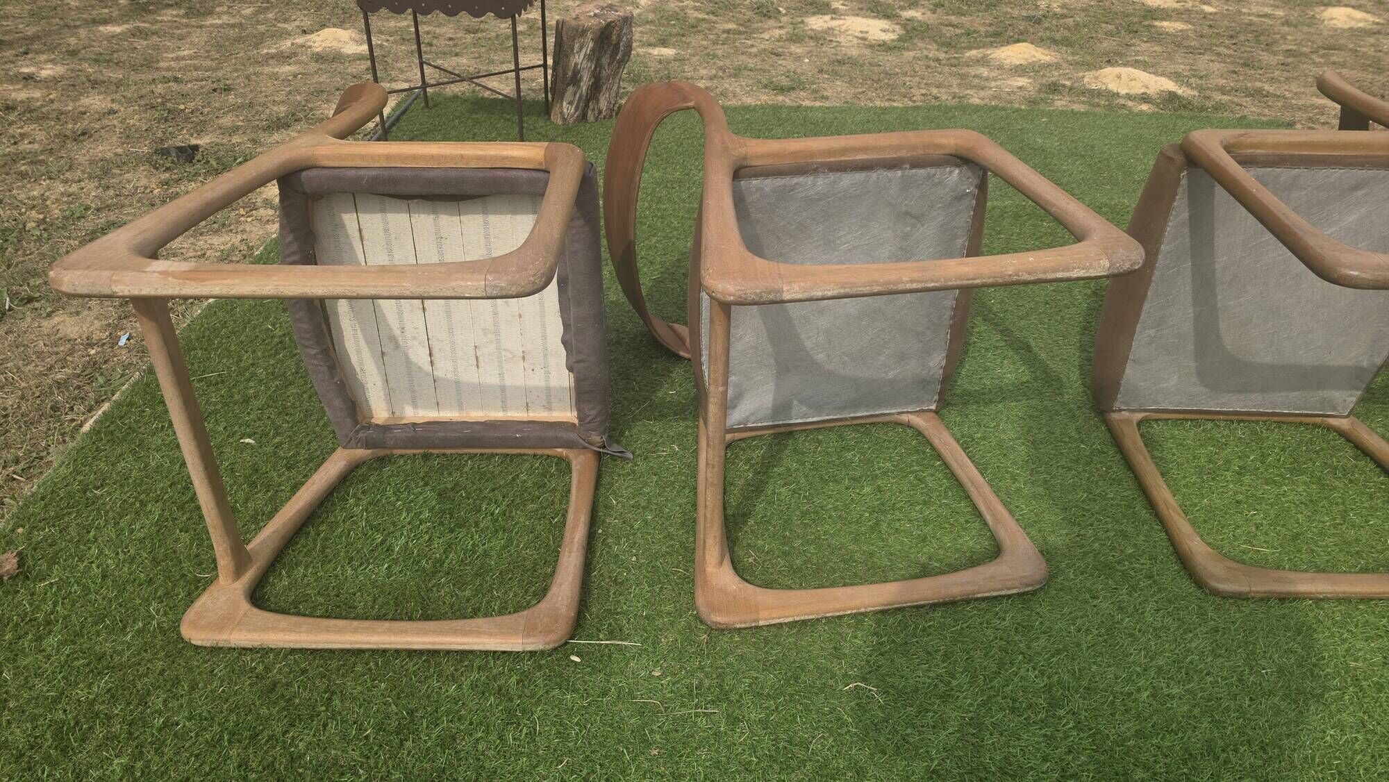 4 chaises Baumann modèle Traîneau