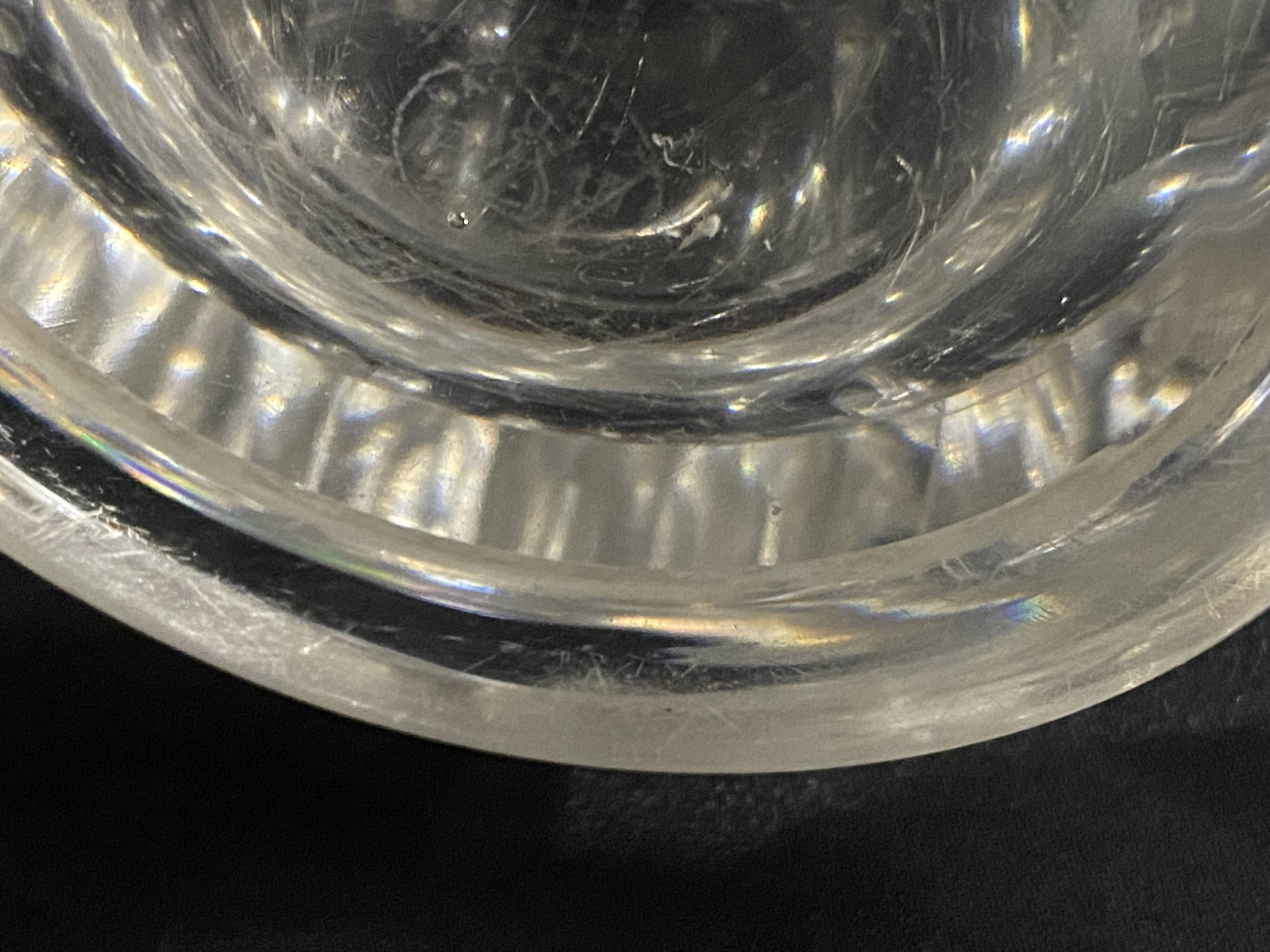 Large crystal perfume bottle by Baccarat, Malmaison model