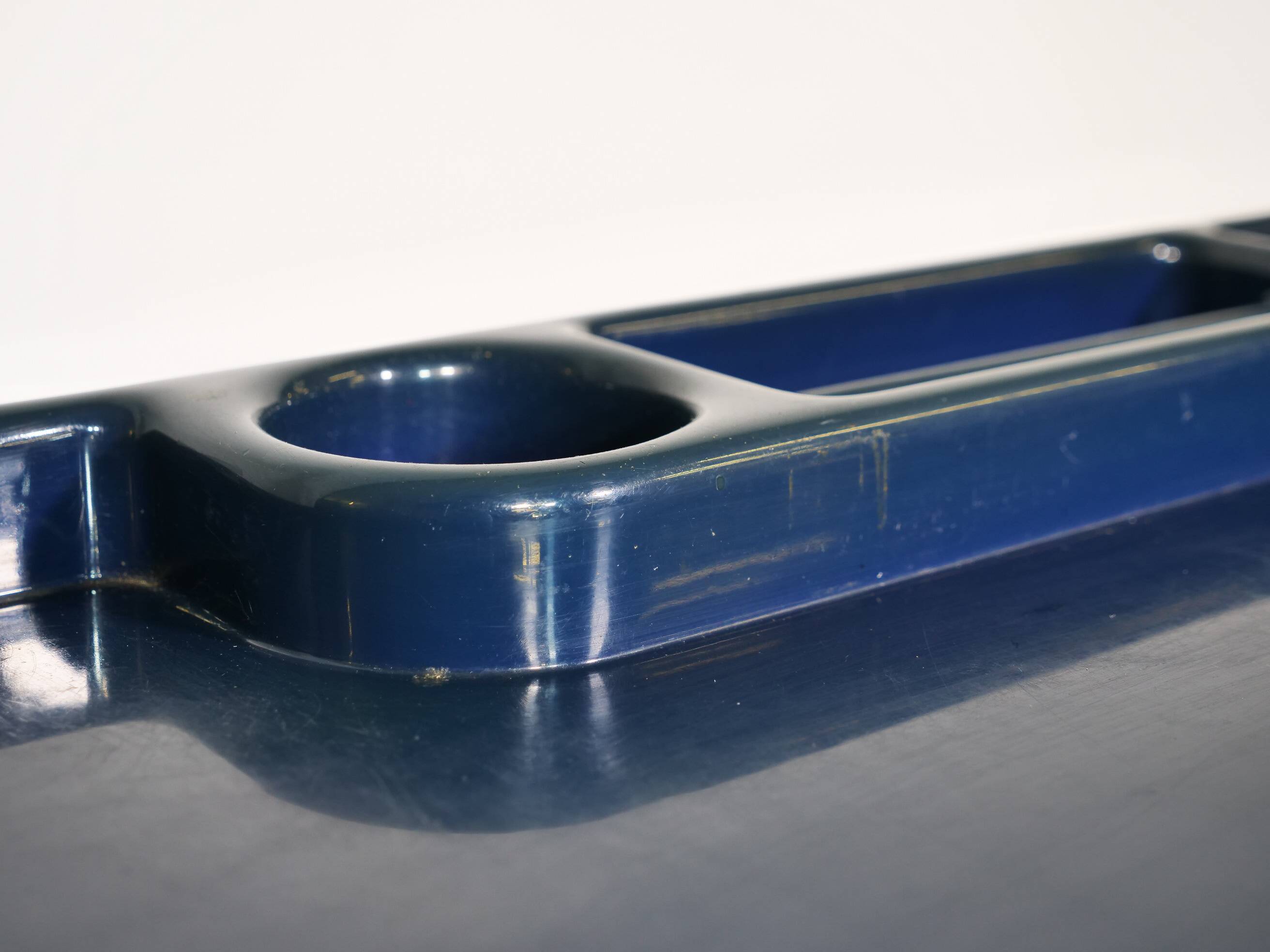 Space Age Industrial Desk in Metal, France, 1980s