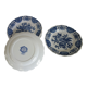 Lot de 8 assiettes plates vintages modèle Windsor, Ridgway Staffordshire England