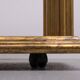 Classic Brass Serving Table Mirror tops Hollywood Regency 1970s France