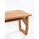 Desk with two openwork cheeks on the sides design 1980