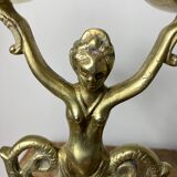 Paire de chandeliers en bronze