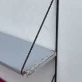 Vintage metal wall shelf wall rack minimalistic 1960’s