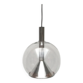 Suspension en verre Space Age d'Erco, Allemagne