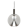 Suspended globe lamp in glass from the German space age by Erco.