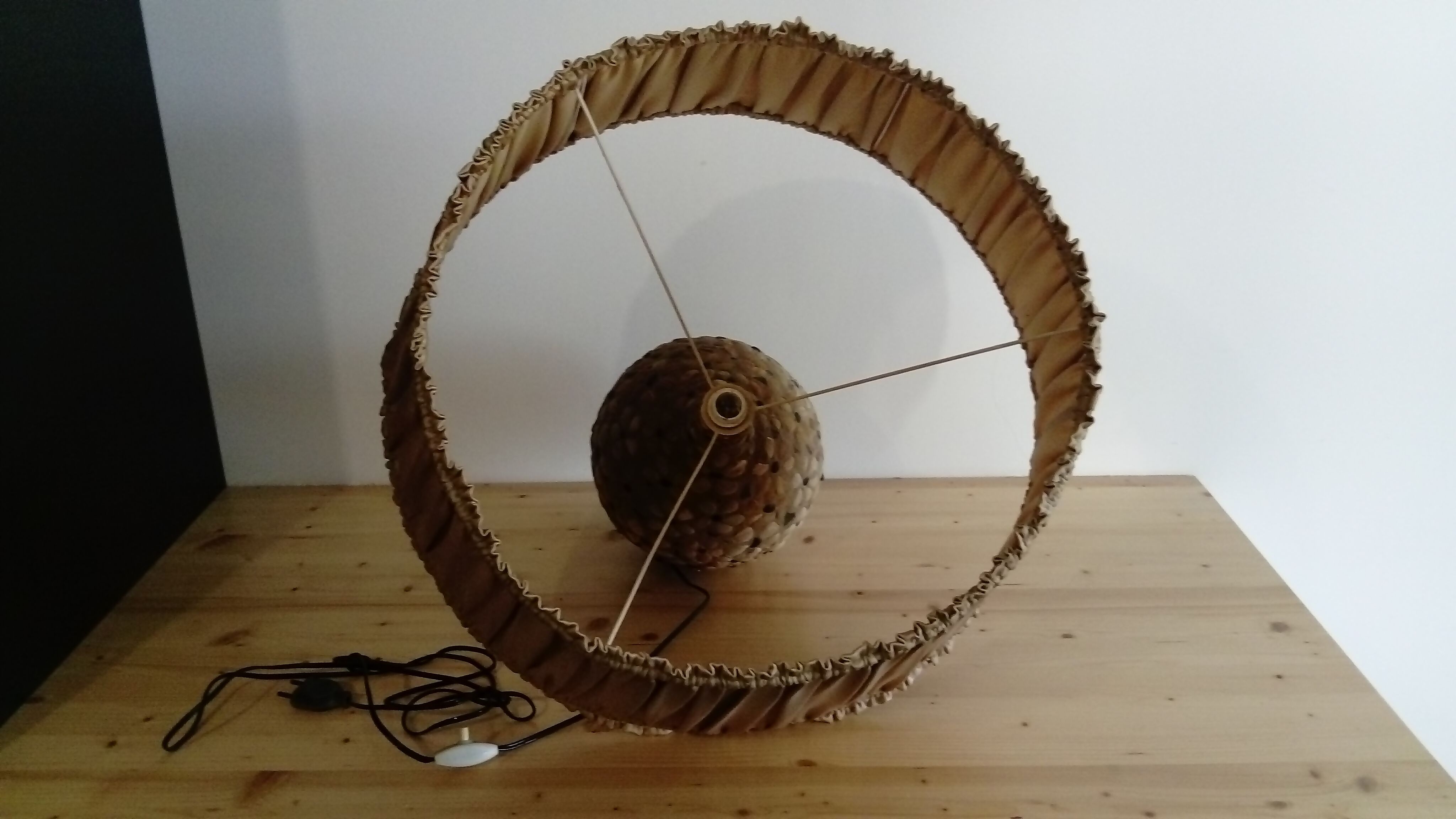 Big lamp 70s handmade