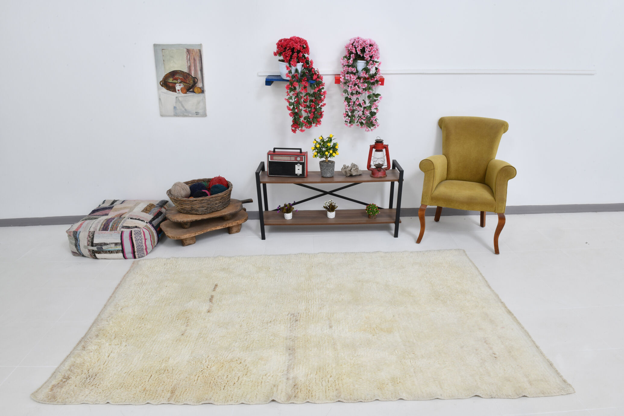 100% wool carpet rug 255x153cm