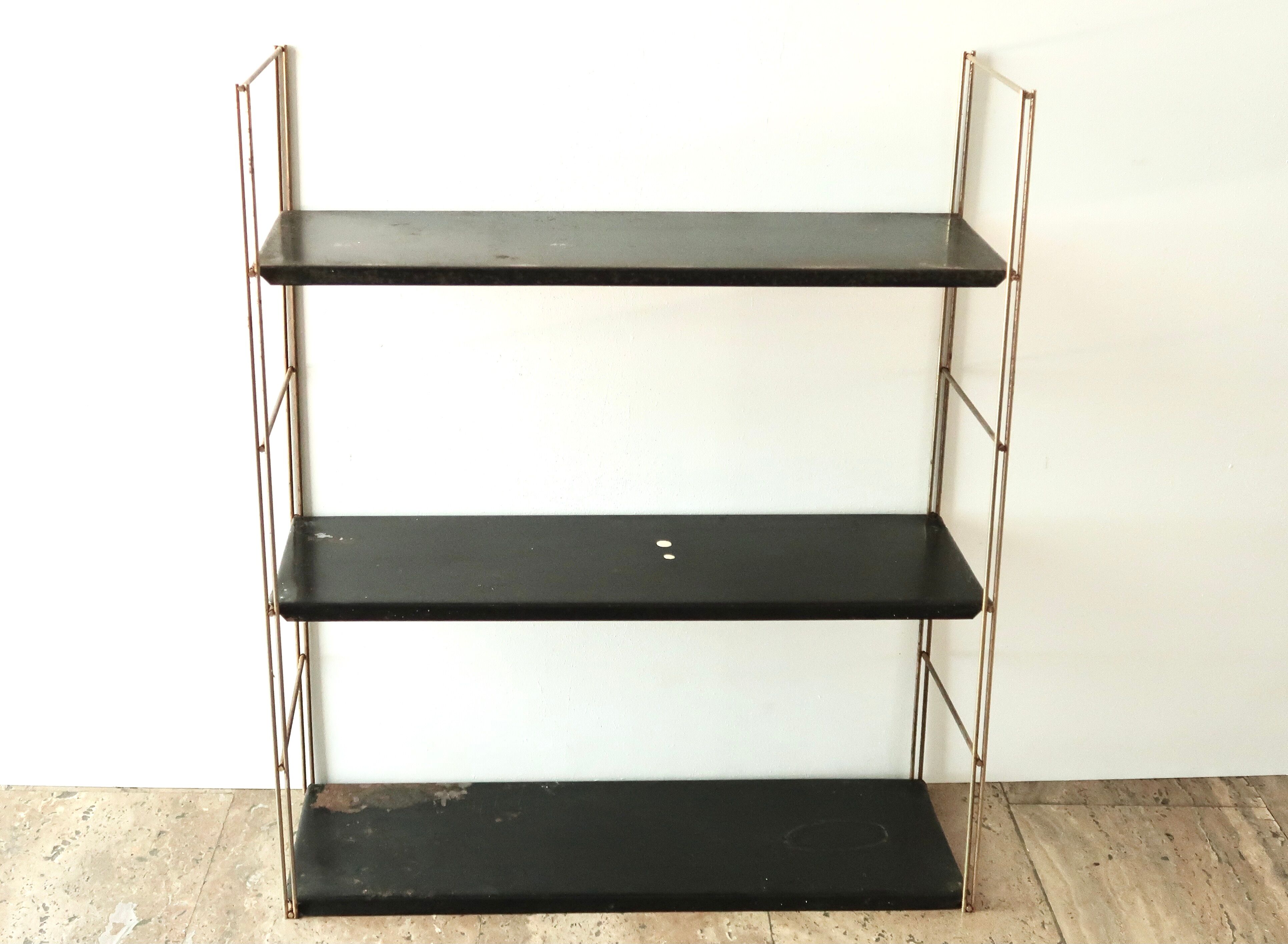 Modular metal shelves, 50s