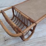 Rattan coffee table