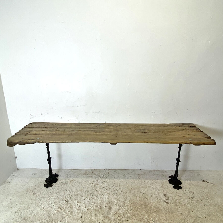Console legs bistrot cast iron
