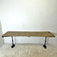 Console pieds bistrot en fonte