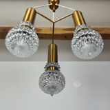 3 globe pendant chandelier