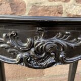Table de milieu salon console 1900 néo louis xv en bois noirci napoleon iii