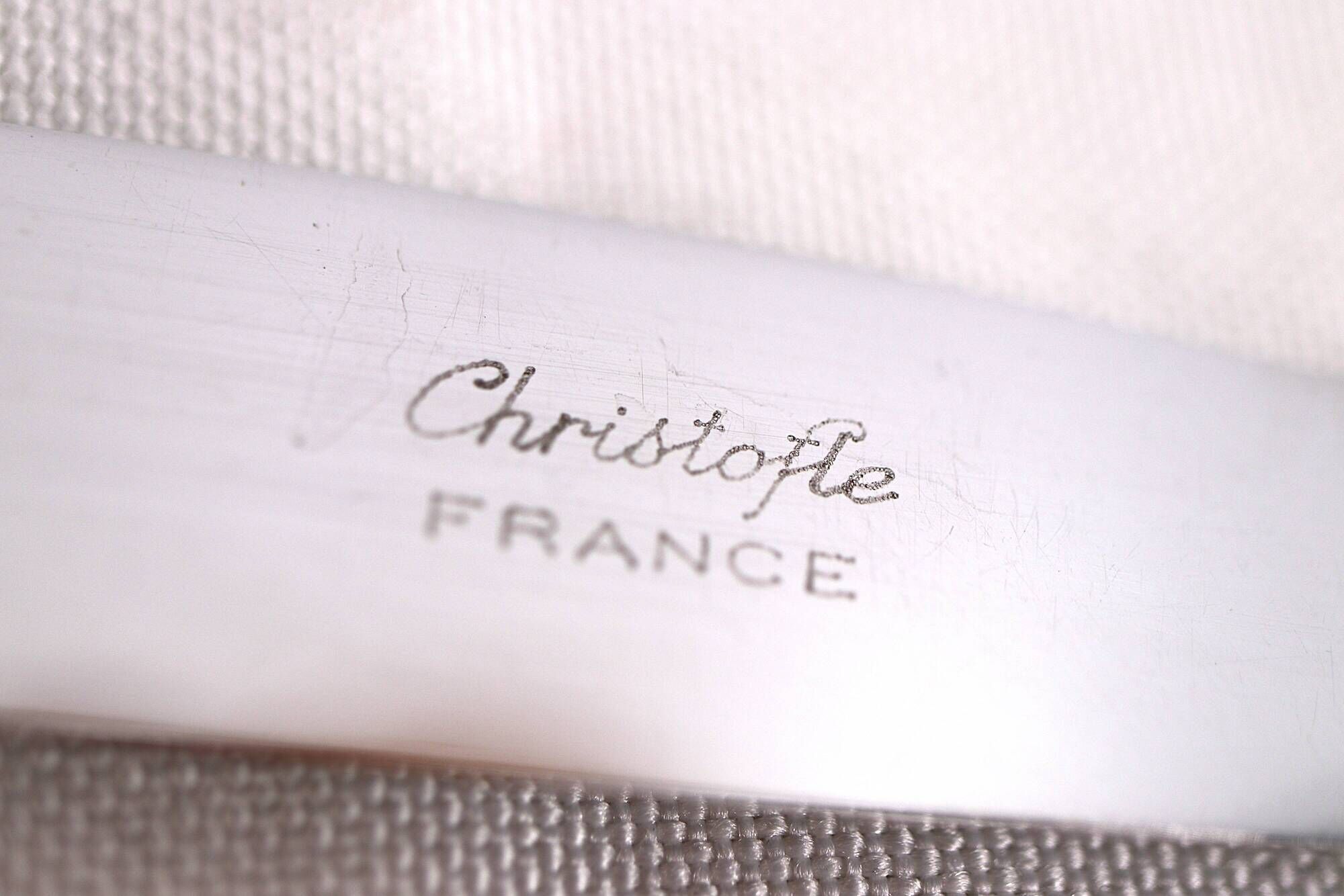 Christofle Marly cutlery set of 142 pieces, silver-plated, in excellent condition, new box.