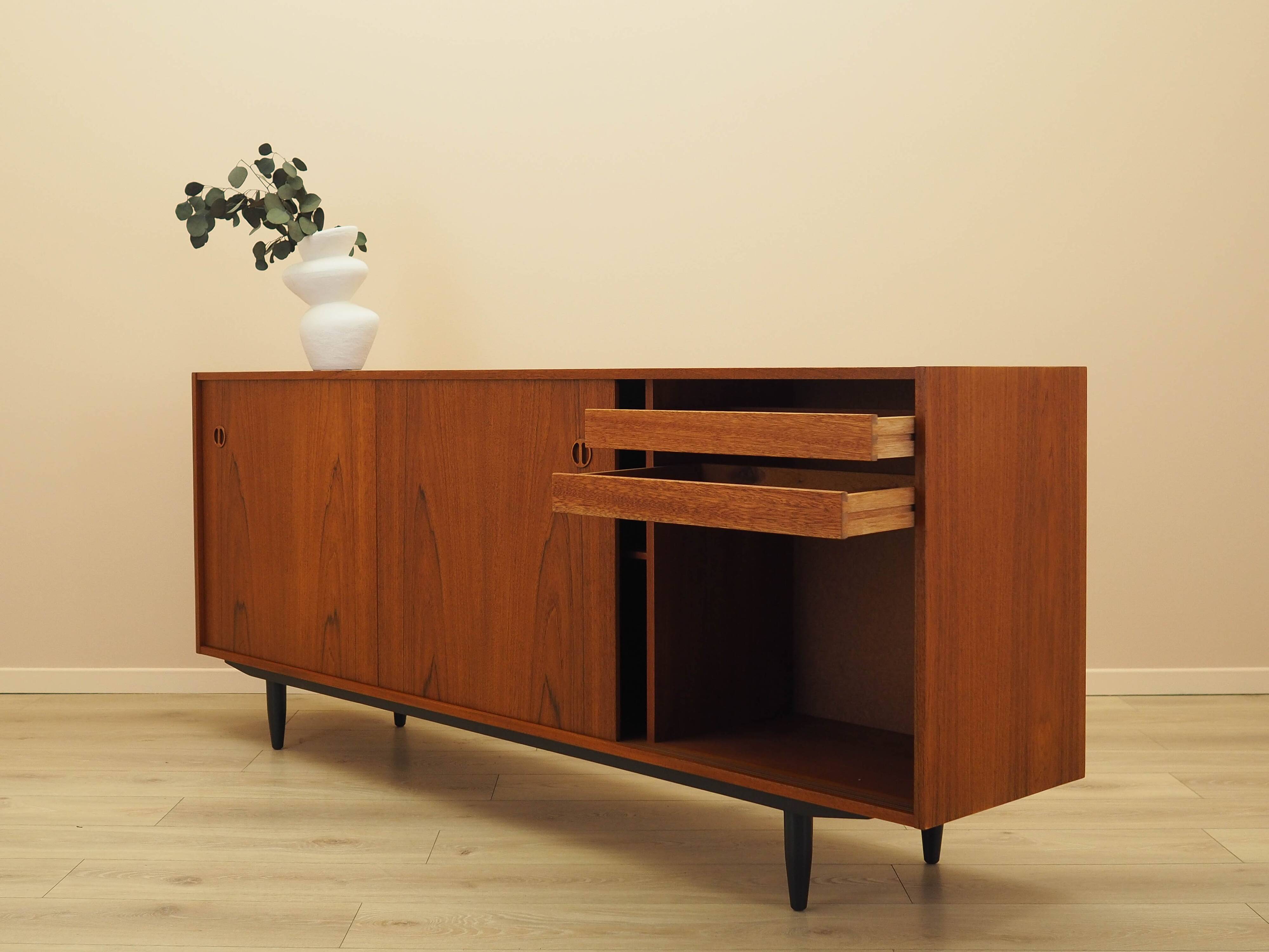 Teak sideboard, Danish design, 1970s, production: Denmark
