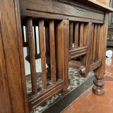 Indonesian carved teak bench