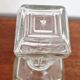 Art deco style glass carafe