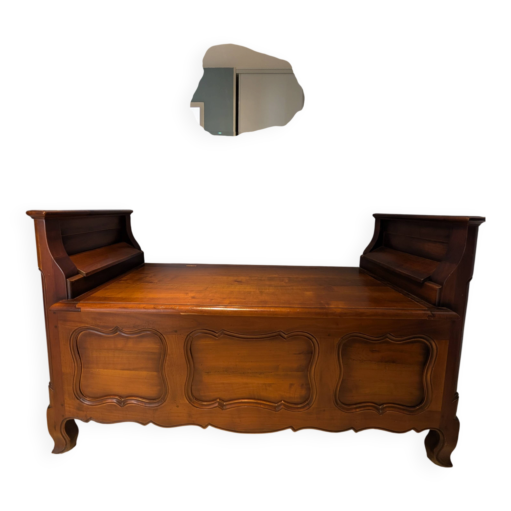 Solid cherry wood coffee table