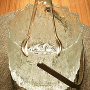 Ice bucket Tapio Wirkkala Seita Iitala and ice tongs Quist