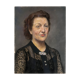 Portrait of a Pastel woman on paper